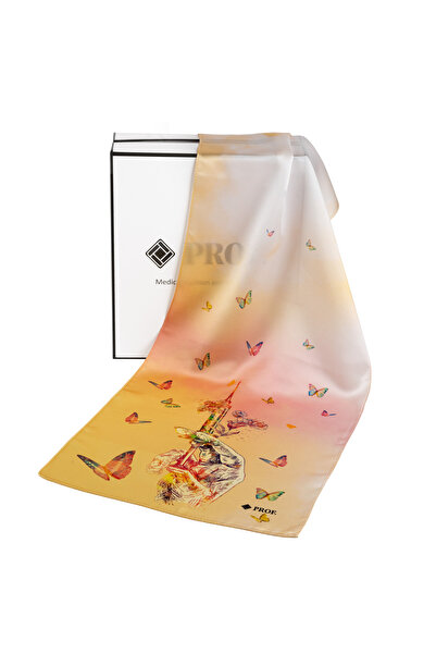 Prof Eșarfă din mătase 100% sterilizată prin seringă 55×55 cm