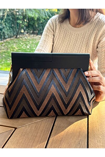 JOPHIEL Bahram Petite - Portfolio Bag, Handbag, Chain Shoulder Bag, Clutch