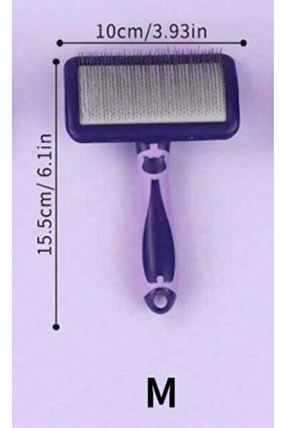 Choice Purple M Dog Brush for Poodles Grooming Brush for Dematting Detangle Poodles German Shepherd Hair Pi