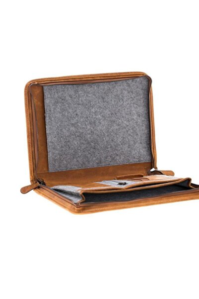 PLM Sparta Apple MacBook Compatible Leather Case G19 Tan