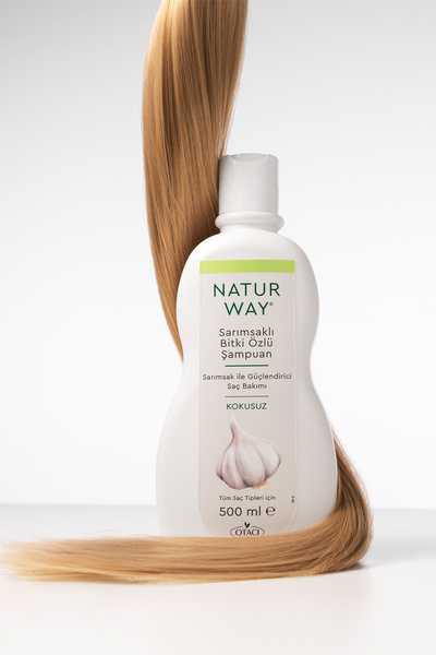 Otacı Naturway Sarımsaklı Bitki Özlü Kokusuz Şampuan 500 ml