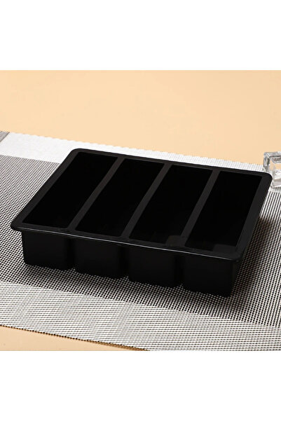 Choice قوالب مكعبات الثلج على شكل شريط أسود، قوالب مكعبات ثلج سيليكون عملاقة،...