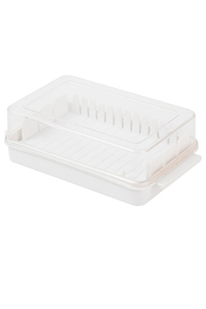 Choice صندوق زبدة قطعة واحدة، صندوق تقطيع الزبدة قطعة ونصف، صندوق تخزين زبدة الجبن مع غطاء، طبق زبدة، عصا زبدة