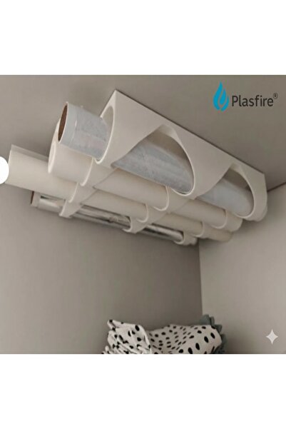 Plasfire حامل لفائف المطبخ (ورق الخبز - رقائق الألومنيوم وما إلى ذلك لترتيب ل...