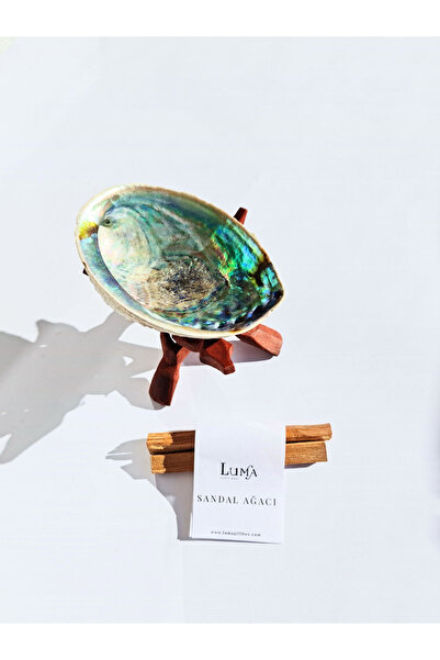 Lumagiftbox Sandal Ağacı Tütsü Set - (2 Adet Sandal Ağacı Tütsü + Abalone Deniz Kabuğu Tütsülük)