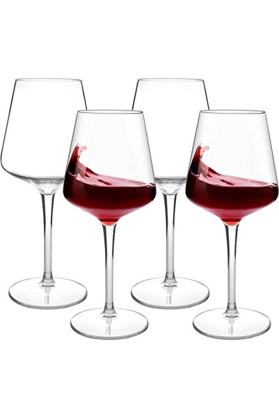 Choice 4PCS MICHLEY 2/4/6PCS Set Unbreakable Plastic Wine Glass High Quality Goblet Transparent Tritan Plas