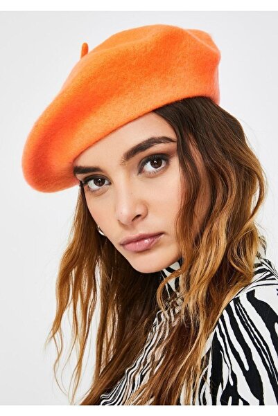 Goldmine Francouzský malíř Australská vlněná plsť baret oranžový