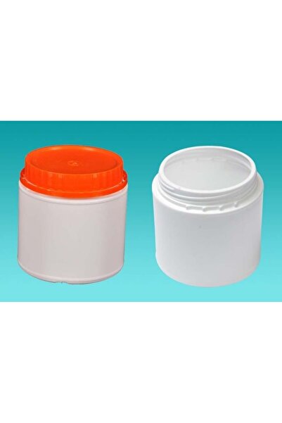 LAB HDPE, Kapaklı Plastik Kavanoz 1000 ml