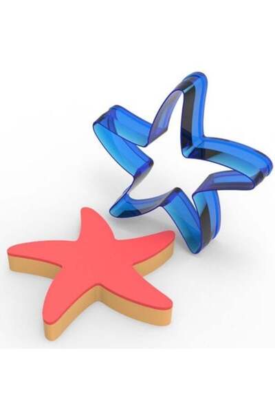 AGN STORE Starfish Pc Candy Dough and Cookie Mold