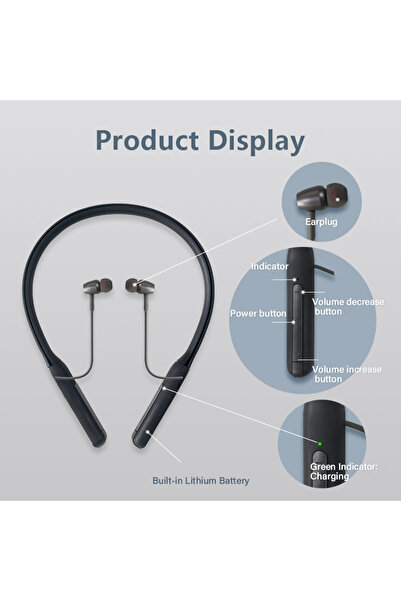 Zen Store Good Quality Fashion Bluetooth Neckband Rechargeable