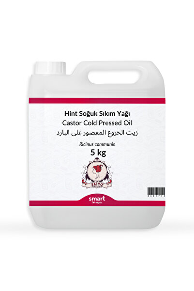 elito Hint Soğuk Sıkım Yağı Ricinus communis 5 kg