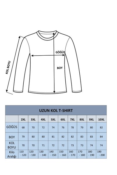 Ramon Miele Men's Plus Size Basic Long Sleeve T-Shirt