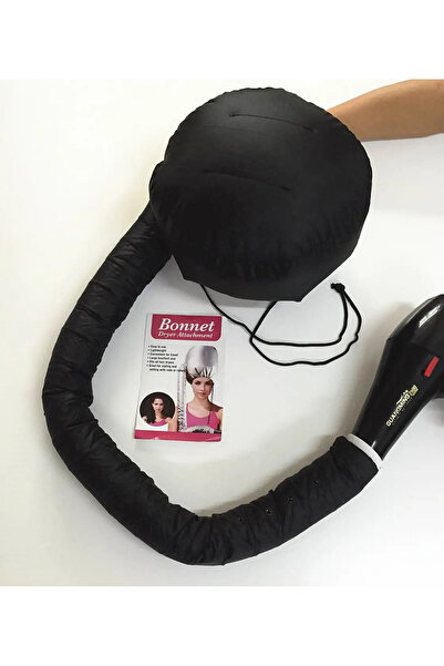 Choice أسود 1 قطعة مجفف شعر قبعة مجفف شعر كهربائي قبعة مجفف شعر يمكن توصيلها بمجفف شعر B
