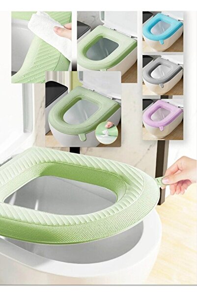 mucit home Klozet Kapağı Kılıfı Yıkanabilir Su Geçirmez