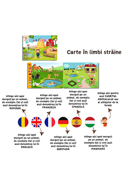 minibooks 15 Cărți interactive cu sunete din a treia generație