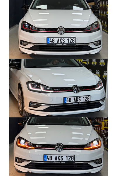 OEM VW GOLF 7,5 ile Uyumlu GTI FAR KIRMIZI 2017-2020