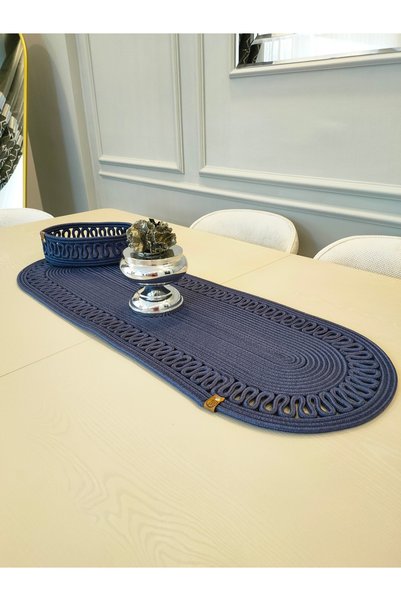 ADES HOME DESİGN Jute, Basket Runner, American Service, Plate, Table Cloth, Coffee Table Cloth, Tricot Runner