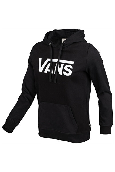Vans Wm Drop V Logo Hoodie-B Women's Black Sweatshirt - Vn0A5Hnp