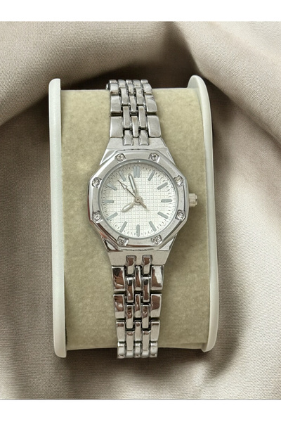 MAC CENTER Pinterest Round Model Steel Cord Women's Wrist Watch-Women's Watch-Gift- Hours- Wrist Watch