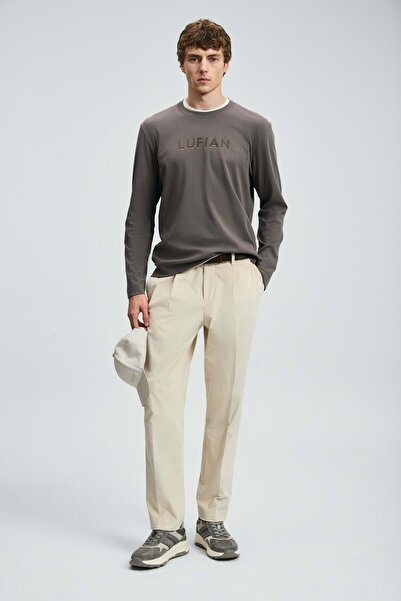 Lufian 112020057 Sara Men's Sweatshirt Brown