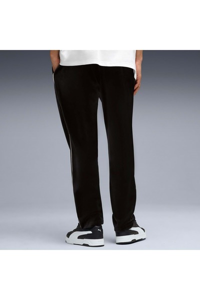 Puma ESS Elevated Velour Pants 689117 Kadife Erkek Eşofman Altı SİYAH