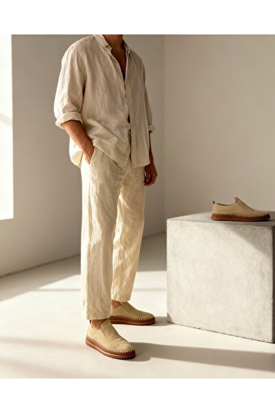 Knack Laceless Seasonal Suede Shoes 019 Mink