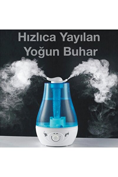 Genel Markalar Çift Sprey Ultrasonik Hava Nemlendirici - Buhar Makinesi Ve Ar...