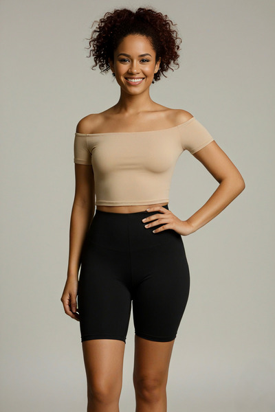 yumuhome Laser Cut Corset Non-Marking Corset Long Waist Corset with Long Legs