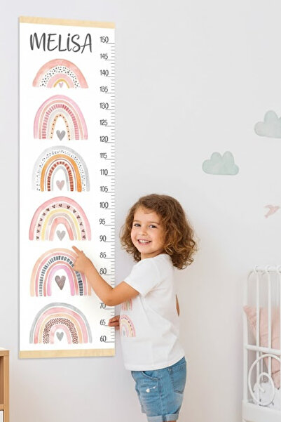 Kt Grup Iskandinav Gökkuşakları Gelişim Tablosu Boy Ölçer Duvar Sticker