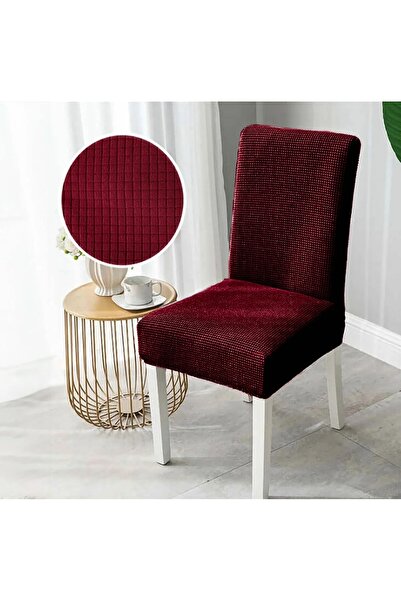 DMK Home Likralı Sandalye Örtüsü, Lastikli Esnek Sandalye Kılıfı 1 Adet