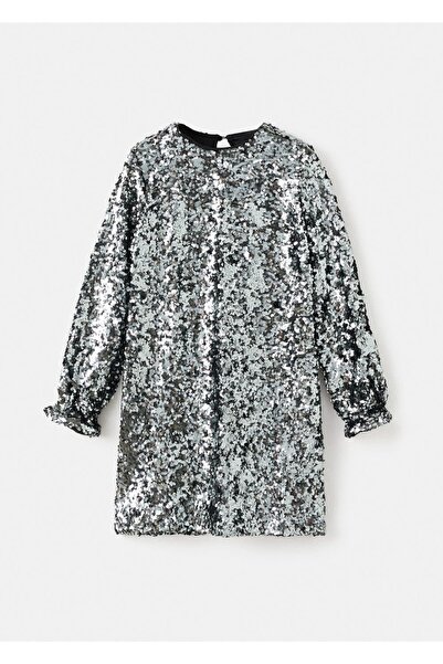 MANGO Kids Pullu elbise