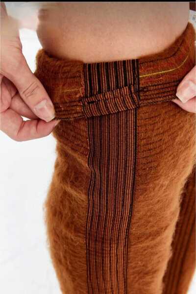 S&D ÇARŞİ Deve Tüyü Yün Uzun Dizlik Sıcak Tutan 2 adet 1 çift