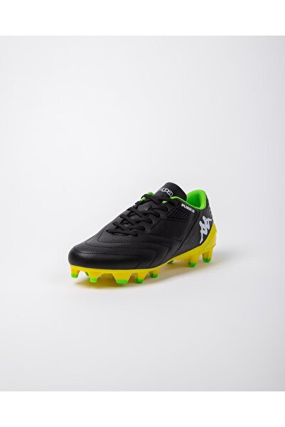 Kappa Player Base Fg Men's Black-Light Green Turf Soccer Shoes