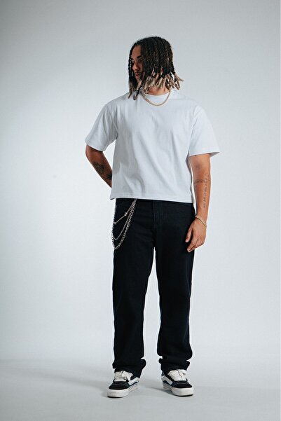 GRJ denim Navy Blue Baggy Fit Men's Jean Pants