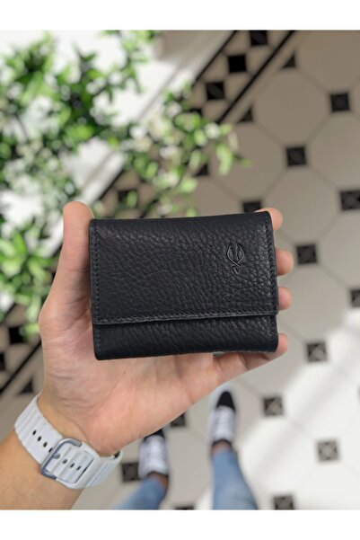 Visso leather VİSSO 660 NIRVANA GENUINE LEATHER ACCORDION BLACK LEATHER CREDIT CARD HOLD MEN WOMEN LEATHER WALLET BAG