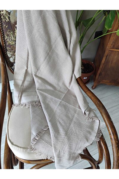 Genel Markalar Açık Pembe Kadife Baskılı Kaymaz Koltuk Ve Çekyat Örtüsü 180*210 Cm