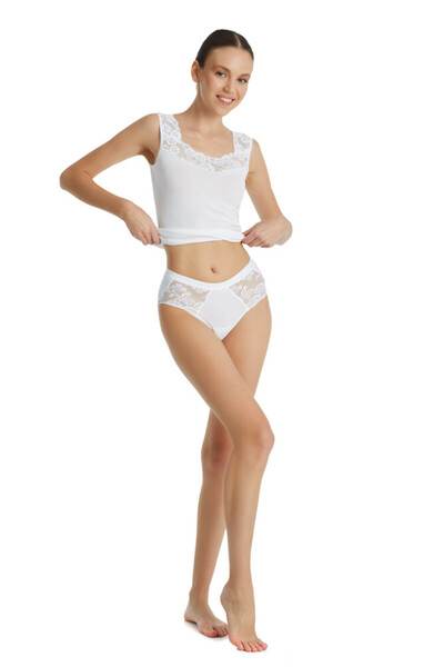 Blackspade Γυναικεία εσώρουχα Private 1311 Model White Lace