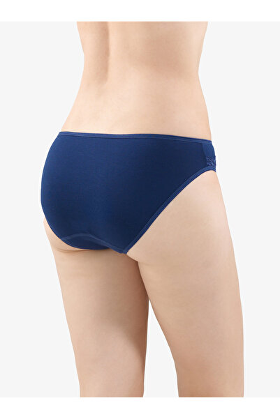 Blackspade Kadın Dantelli Külot Comfort Classics 1345 - Lacivert