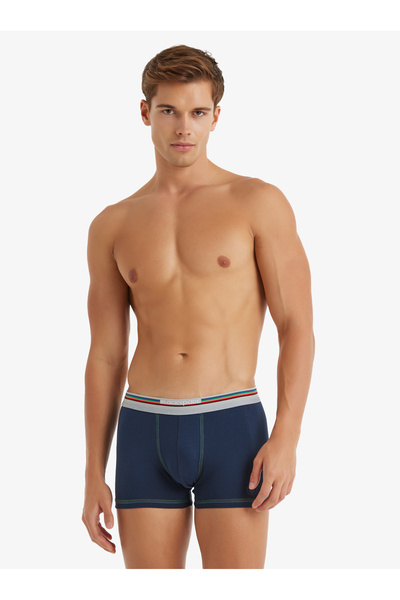 Blackspade Erkek Pamuk Elastan Boxer Colours 9550 - Lacivert