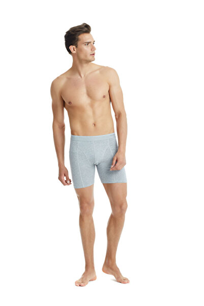 Blackspade Чоловічі ретро бавовняні еластанові боксери 9216 - сірий меланж