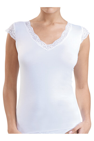 Blackspade Women's Modal Elastane T-Shirt 1348 - White