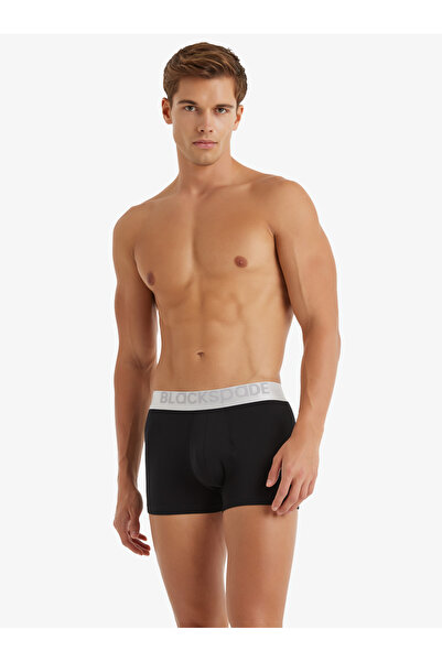 Blackspade Men's Modal Elastane Boxers Silver 9302 - Black