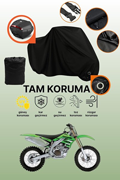 dokaca Black Lock and Tail Bag Compatible Kawasaki Kx 450F Compatible Motorcy...