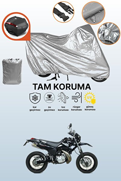 dokaca غطاء محرك متوافق مع ياماها دي تي 125 متوافق مع الحقيبة الخلفية باللون ...