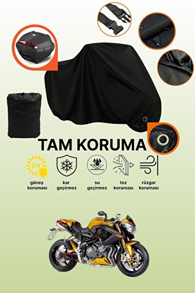 dokaca حقيبة خلفية سوداء متوافقة مع Benelli TNT Cafe Racer، غطاء دراجة نارية ...