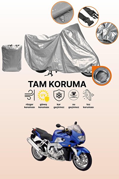 dokaca Grey Lock Compatible Bmw K 1200 R Compatible Motorcycle Tarpaulin, Pro...
