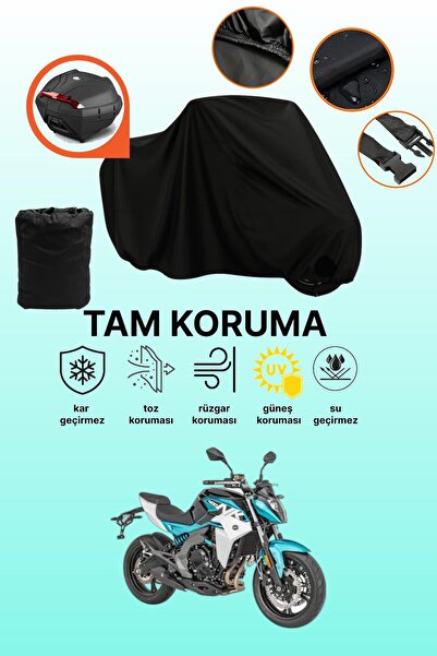 dokaca حقيبة خلفية سوداء متوافقة مع CFmoto 400NK، غطاء دراجة نارية متوافق، غط...