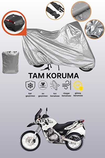 dokaca Gray Rear Bag Compatible Bmw F 650 Gs Dakar Compatible Motorcycle Tarp...