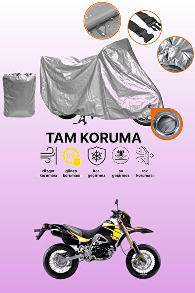 dokaca Gray Lock Compatible Kanuni Cross 150 Compatible Motorcycle Cover, Pro...