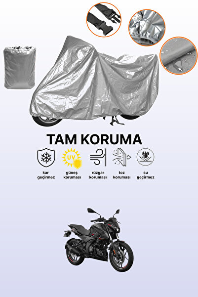 dokaca Gray Bajaj Pulsar N 250 Compatible Motorcycle Cover, Protective Cover,...